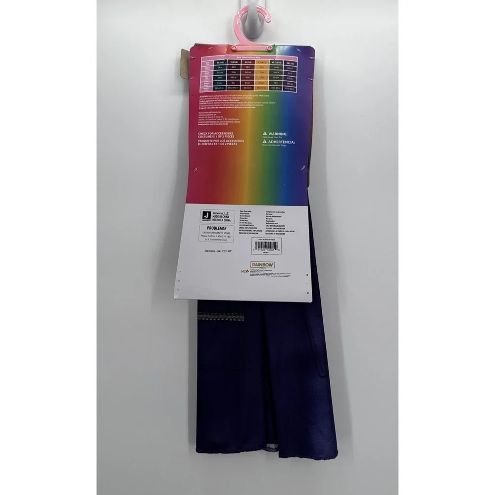 Rainbow High Costume Girls Small 6-6X Krystal Bailey Dress Up Pretend Play New